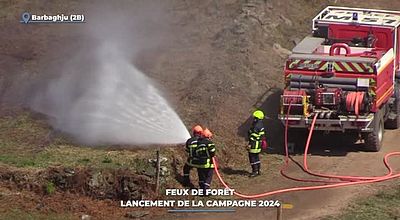 Feux de forêt : lancement de la campagne 2024