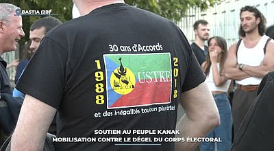 video | Soutien au peuple kanak : mobilisation contre le dégel du corps électoral