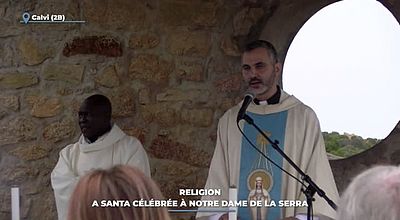 Religion : A Santa célébrée à Notre Dame de la Serra