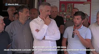 video | Élections législatives 2024 : Jean-François Luciani veut lier autonomie et développement économique