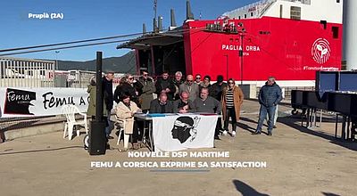 Nouvelle DSP maritime : Femu a Corsica exprime sa satisfaction