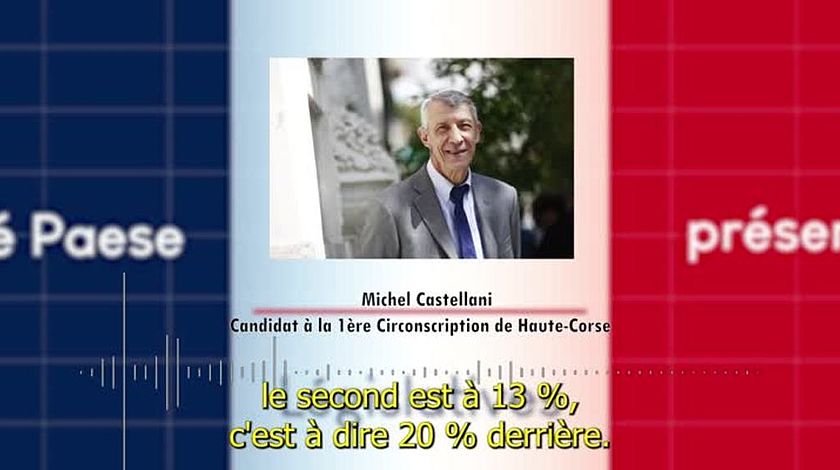 Législatives 2022, second tour : Michel Castellani, candidat dans la 1ère circonscription de Haute-Corse