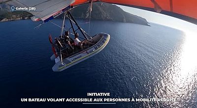 Initiative : un bateau volant accessible aux personnes à mobilité réduite