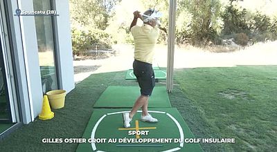 Sport : Gilles Ostier croit au développement du golf insulaire