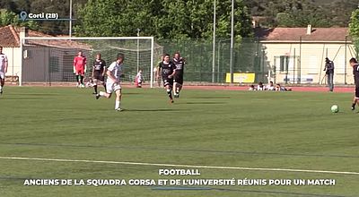 video | Football : anciens de la Squadra Corsa et de l'Université réunis pour un match