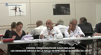 Conseil communautaire Calvi-Balagne : les derniers détails de la salle de spectacle à l'ordre du jour