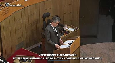 Visite de Gérald Darmanin : le ministre annonce plus de moyens contre le crime organisé