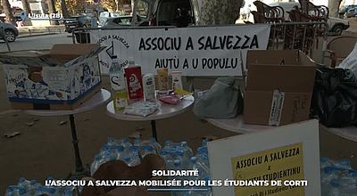 Solidarité : l'Associu A Salvezza mobilisé pour les étudiants de Corti