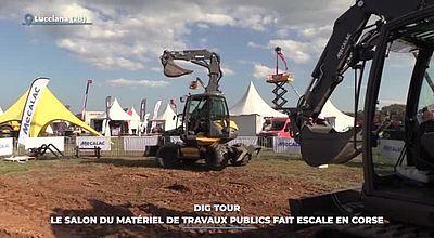 DIG Tour : le salon du matériel de travaux publics fait escale en Corse