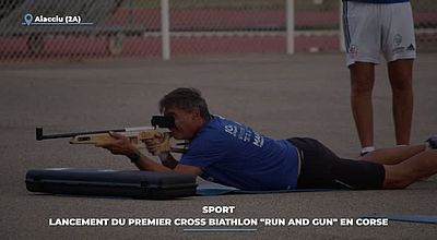 Sport : lancement du premier cross biathlon "Run and Gun" en Corse