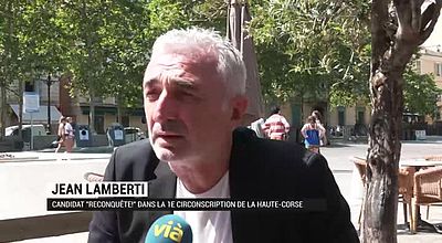 Législatives 2022 : Jean Lamberti, candidat dans la 1ère circonscription de Haute-Corse