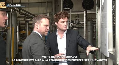 Visite de Marc Ferracci : le ministre est allé à la rencontre des entreprises innovantes