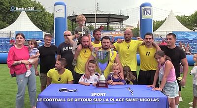 Sport : le football de retour sur la place Saint-Nicolas