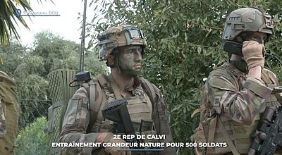 2e REP : Entraînement grandeur nature pour 500 soldats