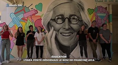 video | Éducation : l'EREA porte désormais le nom de Francine Leca