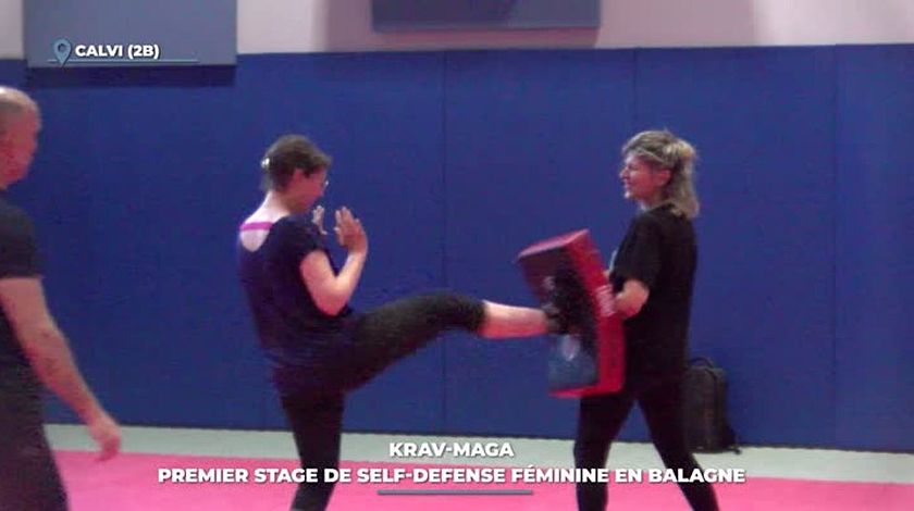 video | Krav-maga : premier stage de self-défense féminine en Balagne
