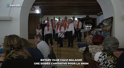 Rotary Club Calvi-Balagne : une soirée caritative pour la SNSM