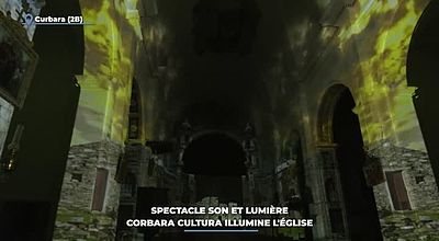 Spectacle son et lumière : Corbara Cultura illumine l'église