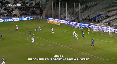 Ligue 2 : un bon nul pour Sporting face à Auxerre