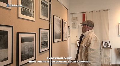 video | Exposition d'art : trois artistes présentent leurs œuvres