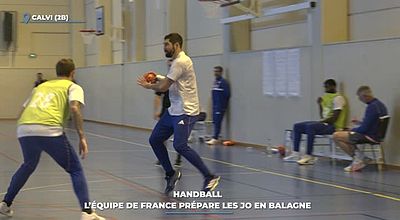 video | Handball : l'équipe de France prépare les JO en Balagne