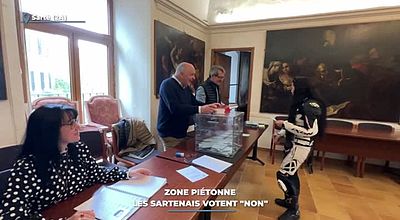 video | Zone piétonne : les sartenais votent "non"