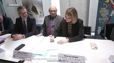 Sciences : une convention entre la CDC et A Rinascita